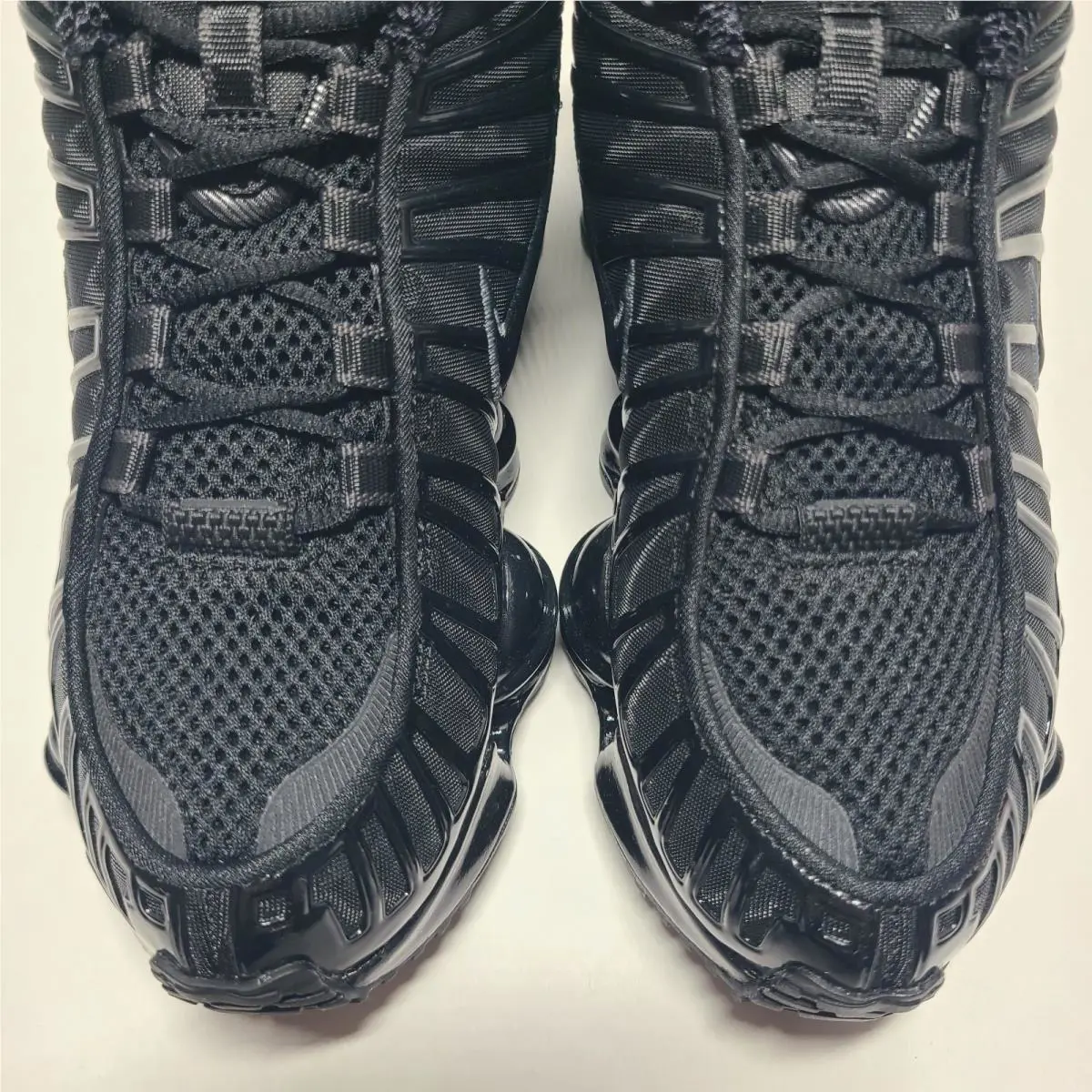 Nike shoes - Women`s Nike Shox TL - Shox - AR3566-002 - Black / Black-Metallic Hematite (UPC: 192498999857) 7