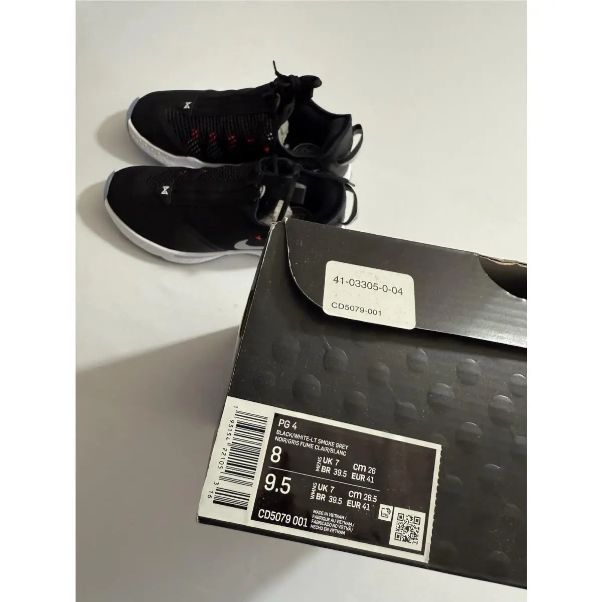 Nike shoes - Nike PG 4 - CD5079-001 - Black (UPC: 0193154221053) 8