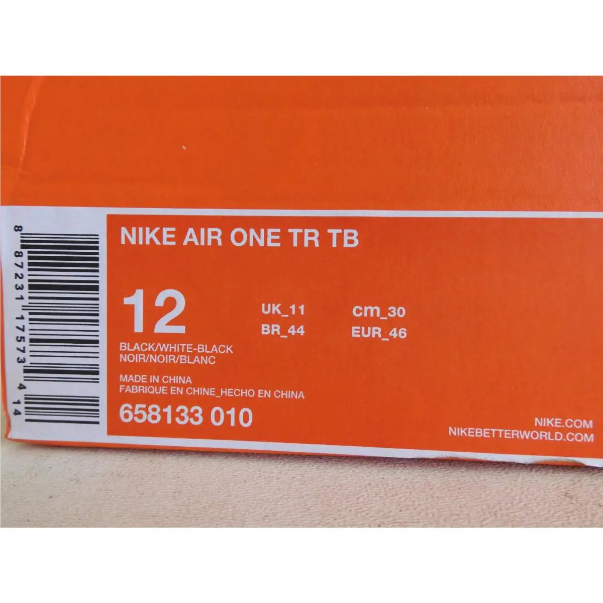 Nike shoes - Nike Air Trainer 1 - Air Trainer - 658133-010 - Black (UPC: 887231175734) 3