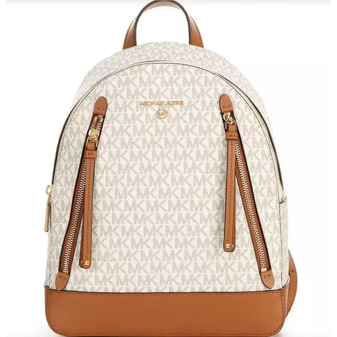 Michael Kors Brooklyn-medium Backpack Vanilla/acrn Retails