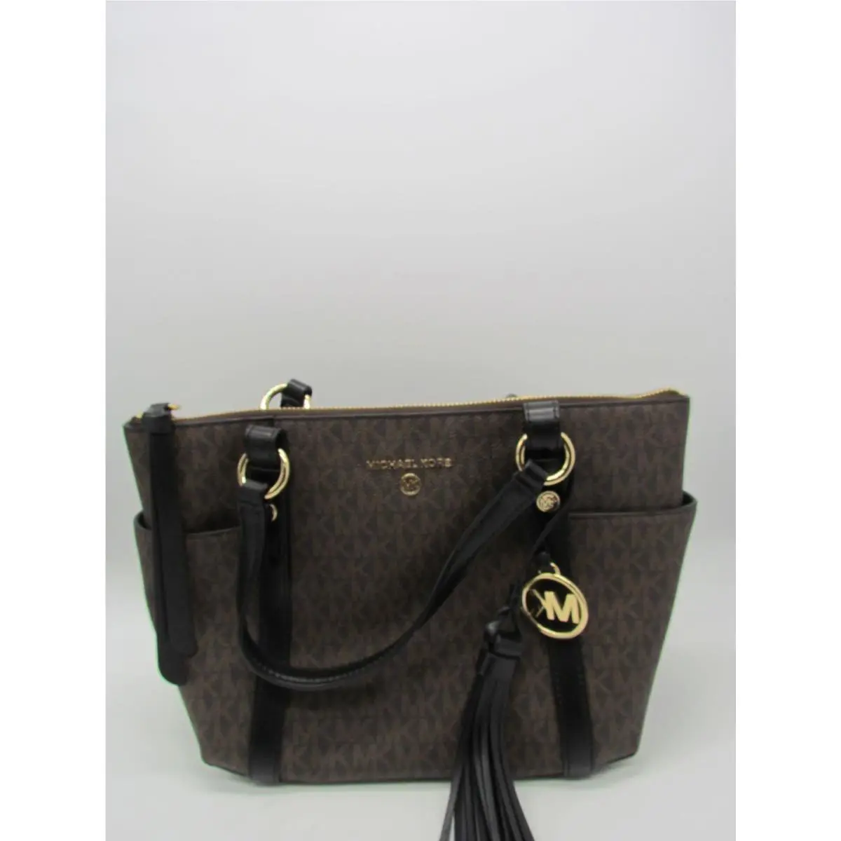 Michael Kors Sullivan Signature Brown Small Tote Handbag