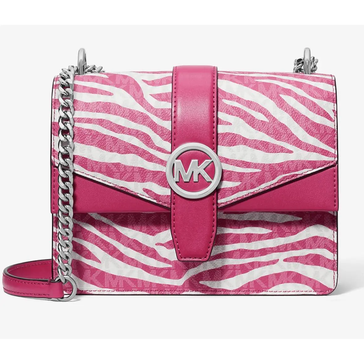 Michael Kors Greenwich Small Animal Print Logo Crossbody Bag