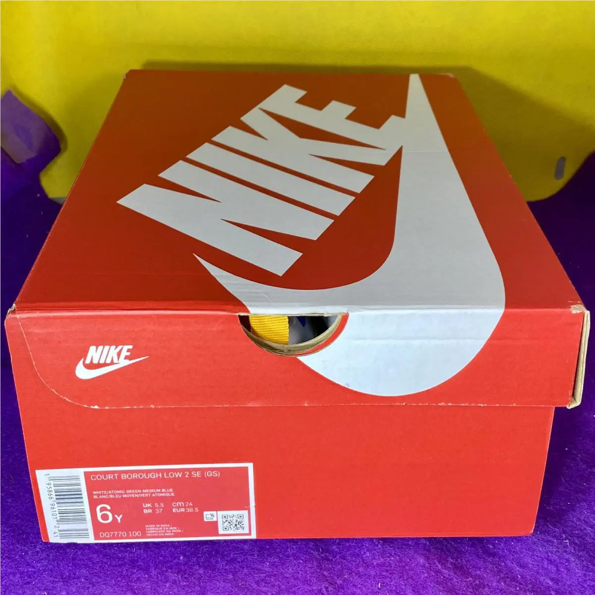 Nike shoes - Nike Court Borough - Court Borough - DQ7770-100 - White (UPC: 00195866961012) 8