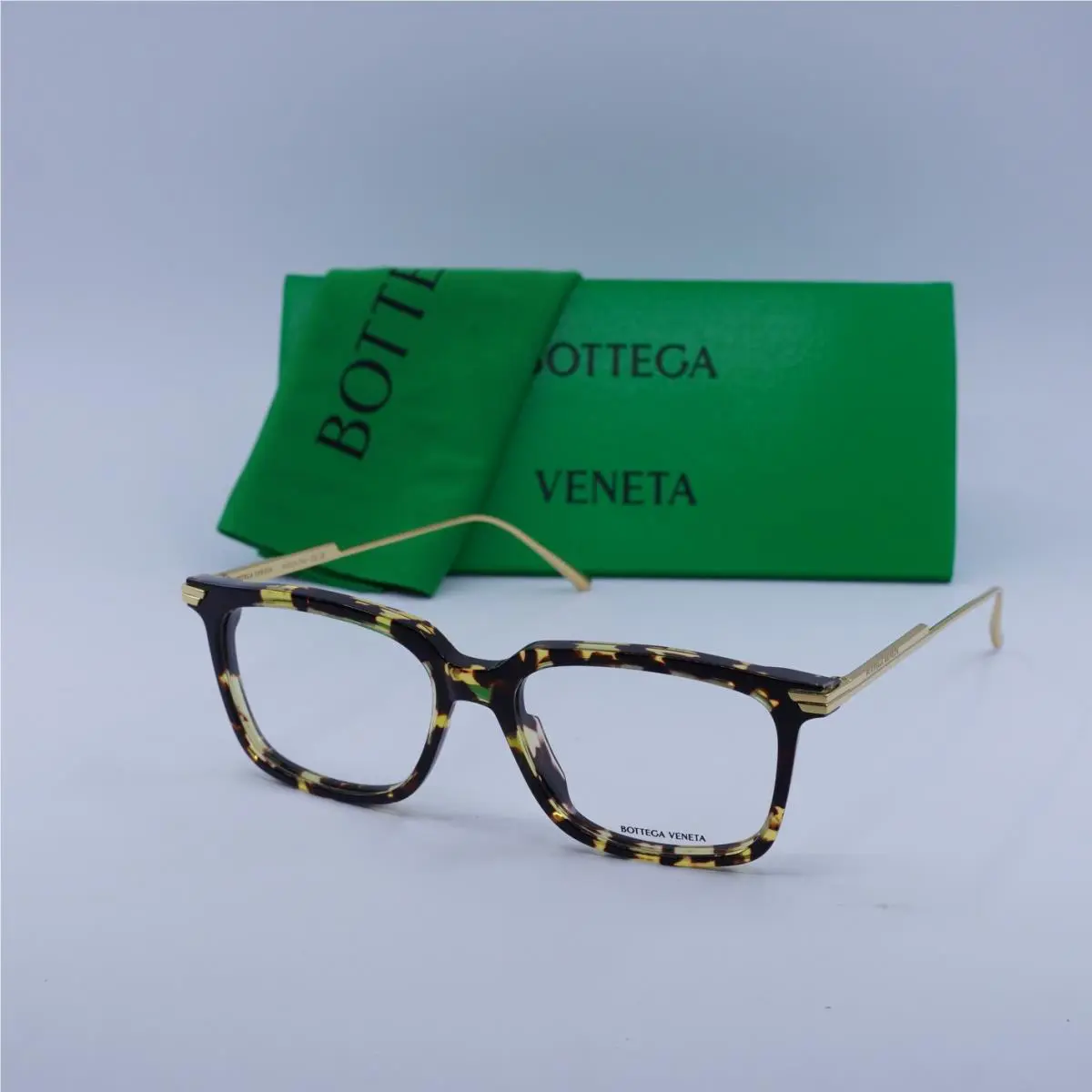 Bottega Veneta BV1009O 003 Havana/gold 54mm Eyeglasses