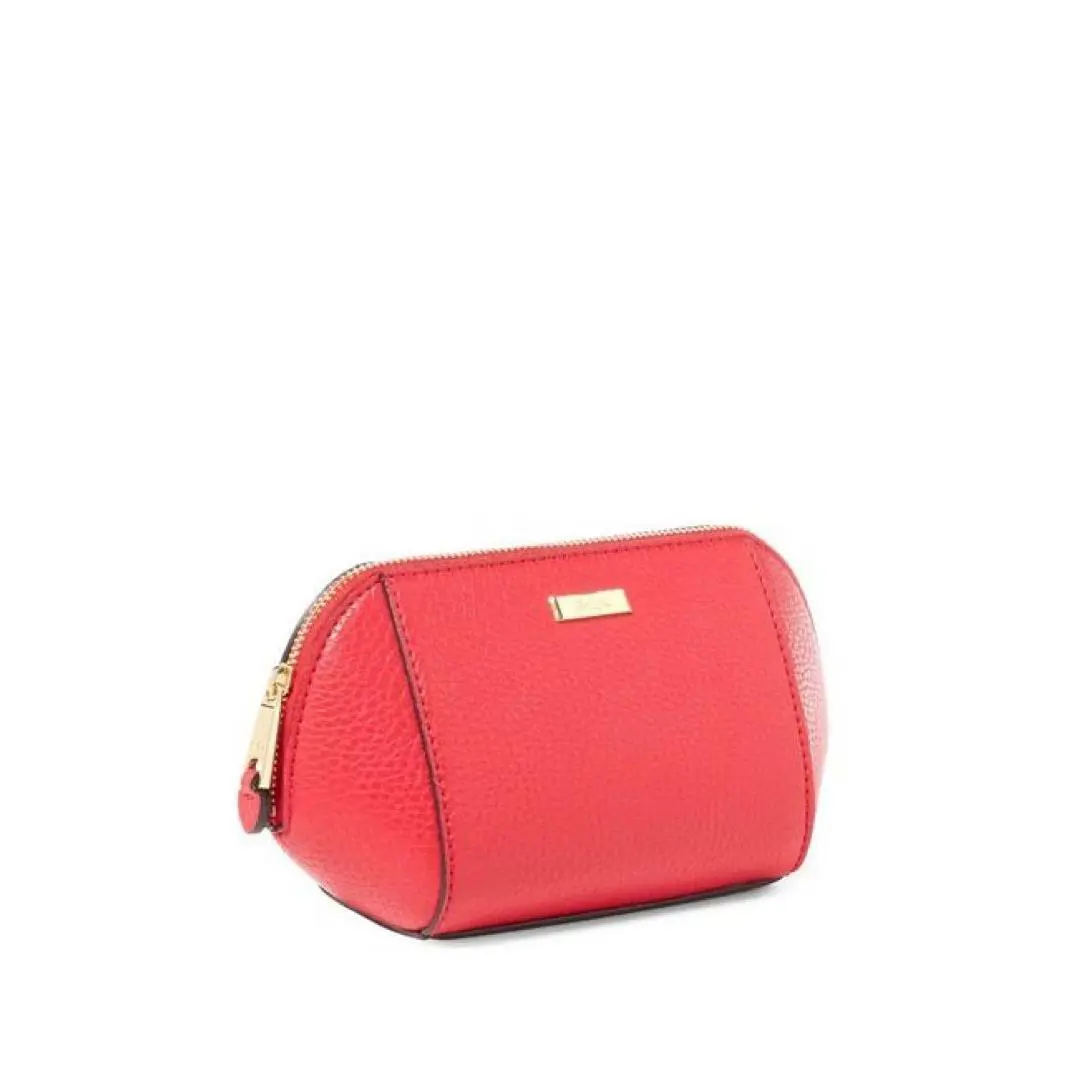 Ralph Lauren Acadia Red/ Gold Cosmetic Case