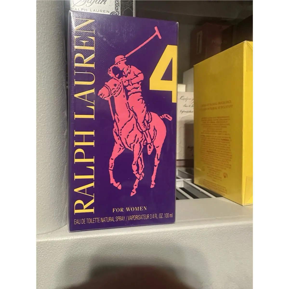 Ralph Lauren Polo Big Pony 4 Purple 3.4 OZ Edt Spray For Women 100 ML