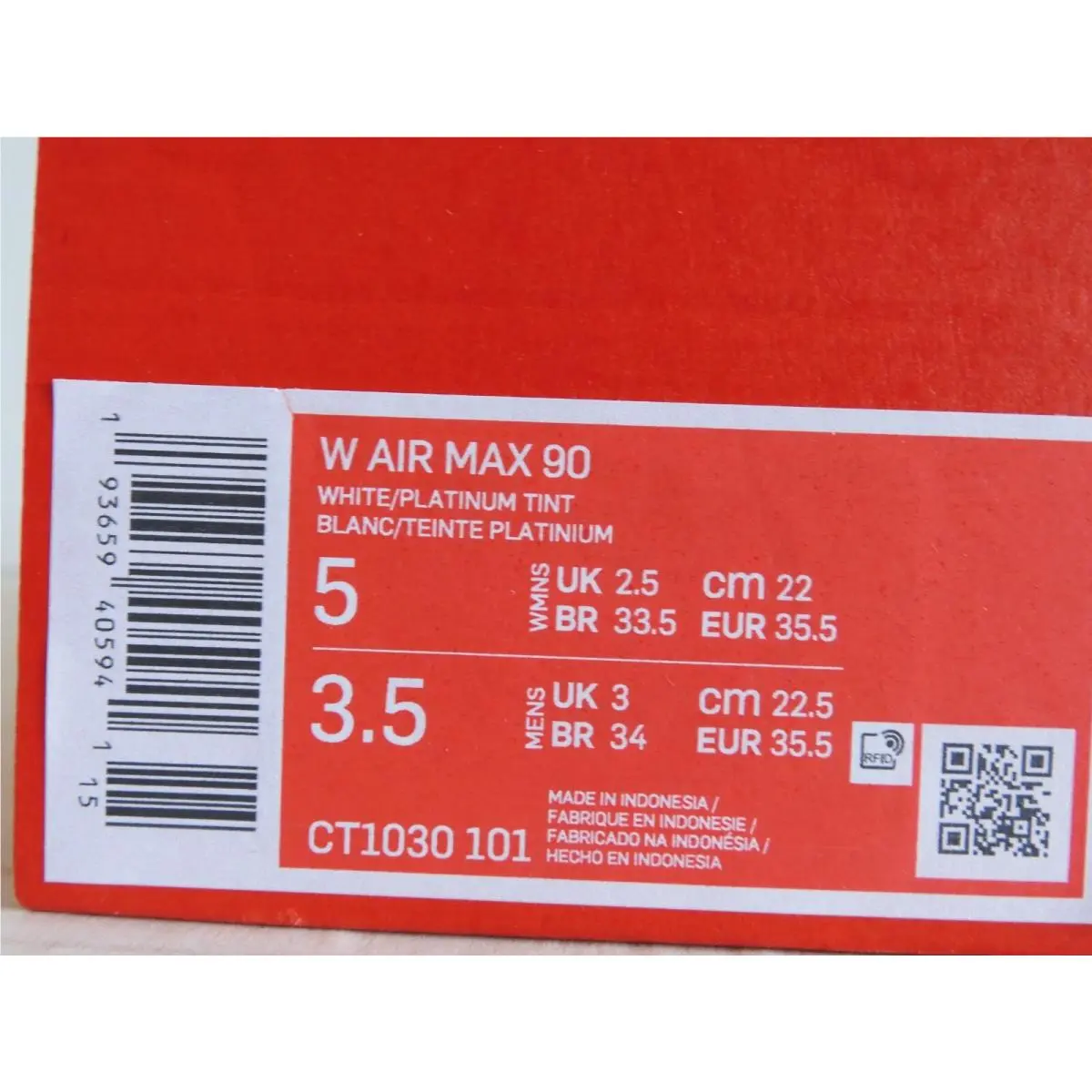 Nike shoes - Nike Air Max 90 - Air Max - CT1030-101 - White (UPC: 193659405941) 3