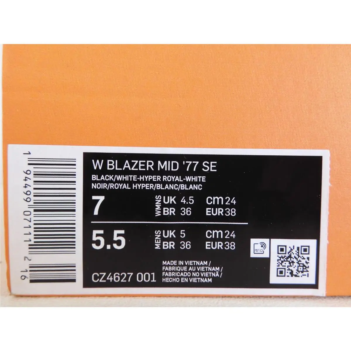 Nike shoes - Nike Blazer 77 - Blazer - Black (UPC: 194499071112) 3