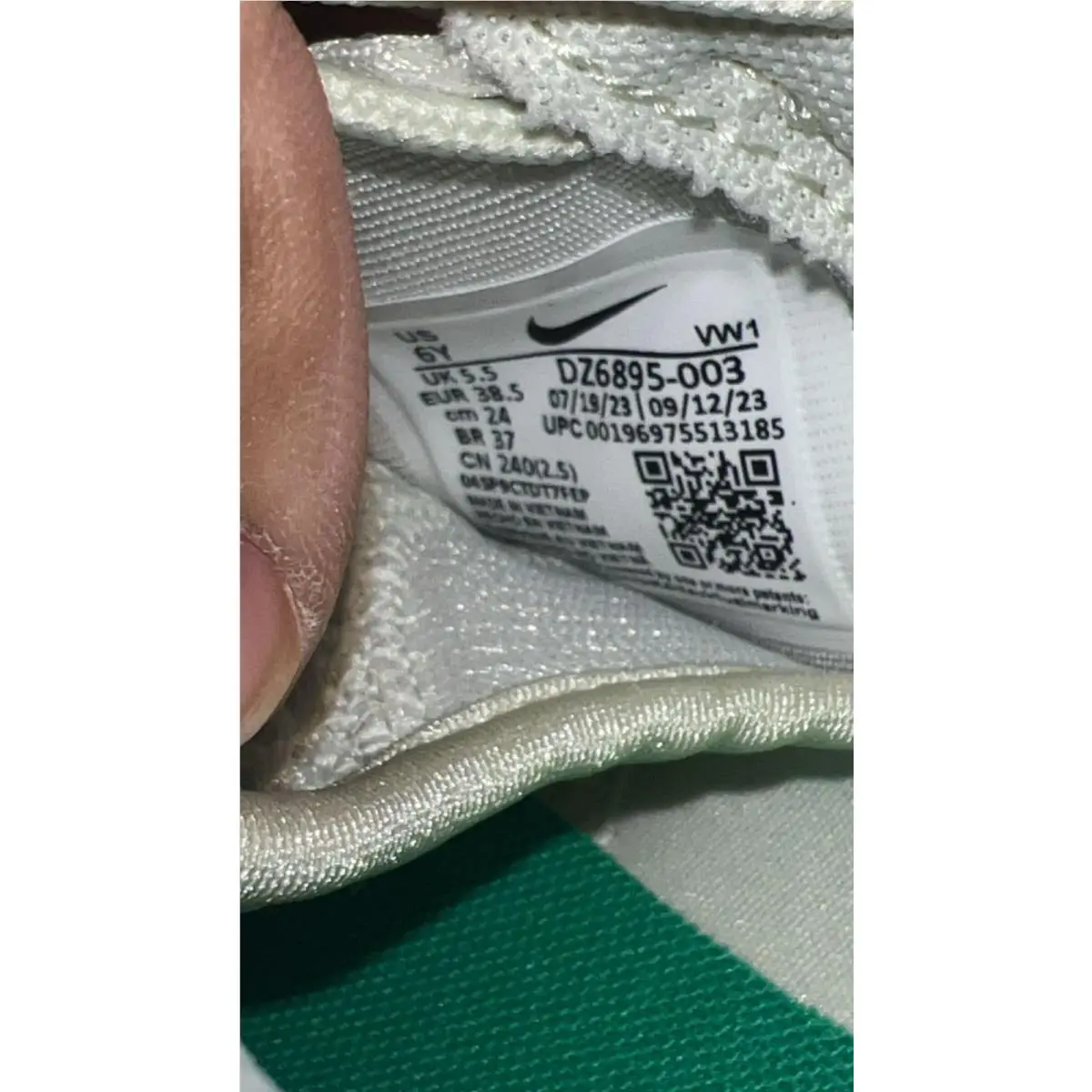Nike shoes - Nike Roshe G - Roshe - Sea Glass/Black/White/Stadium Green (UPC: 196975513185) 4