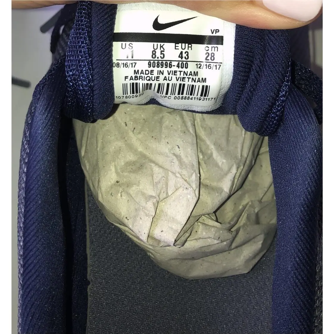 Nike shoes - Flex Experience RN 7 - Flex Experience - 908996-001 - Blue 7