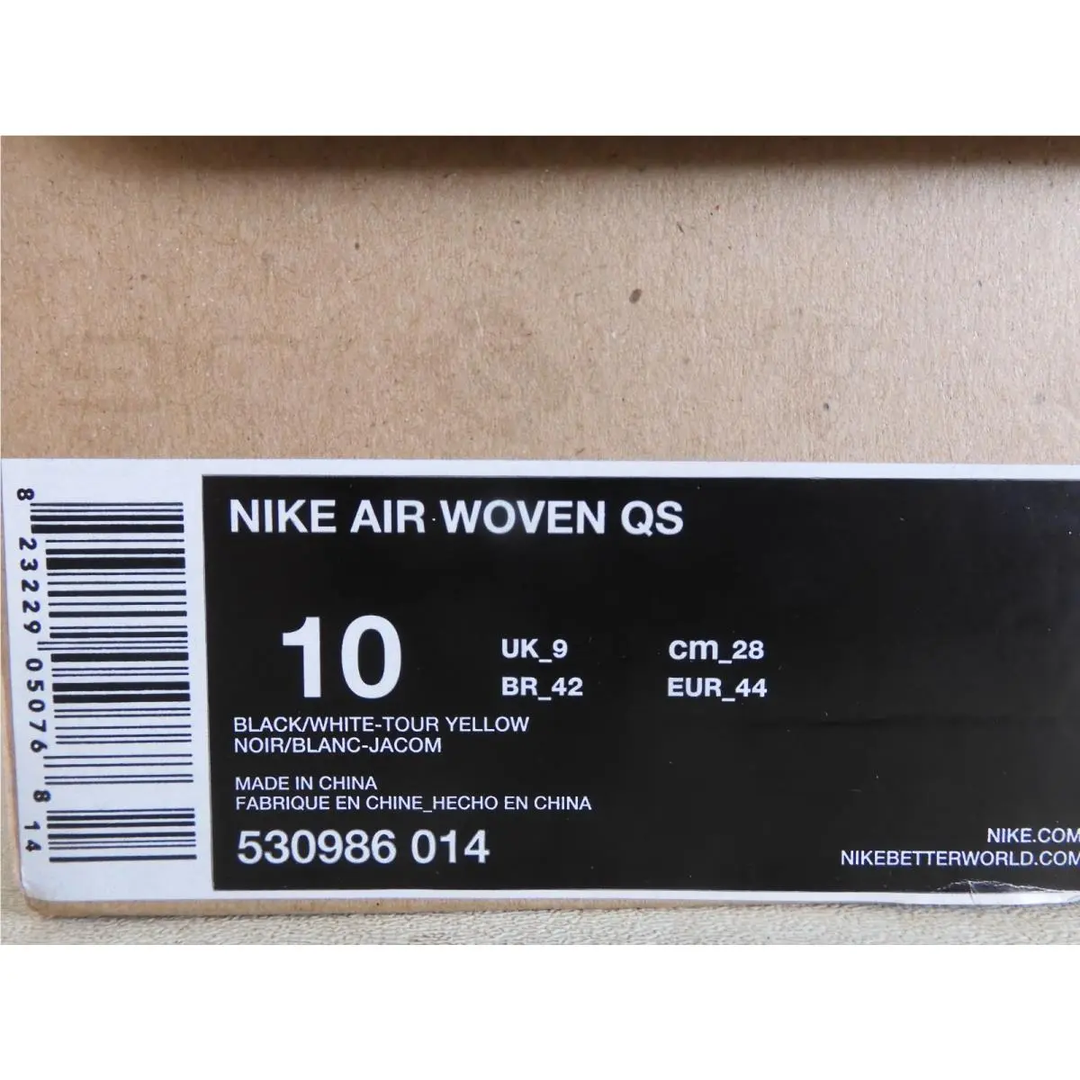 Nike shoes - Nike Air Woven - Air Woven - 530986-014 - Black (UPC: 823229050768) 6