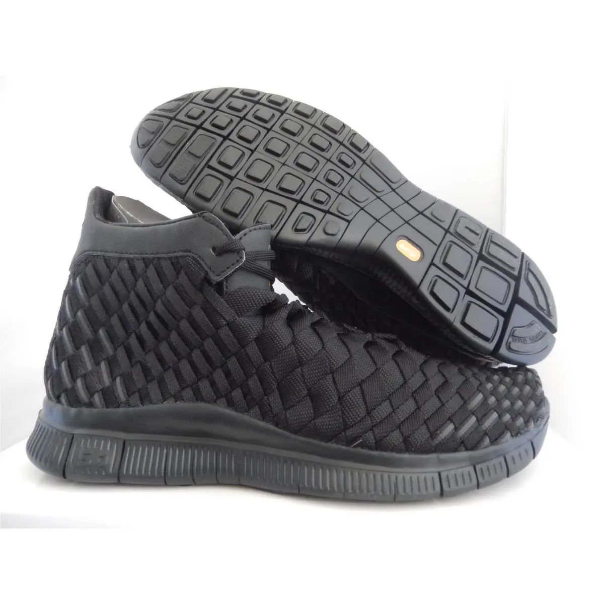 Nike Free Inneva Woven Wvn Mid Sp All Black Black-black Sz 8 800907-001
