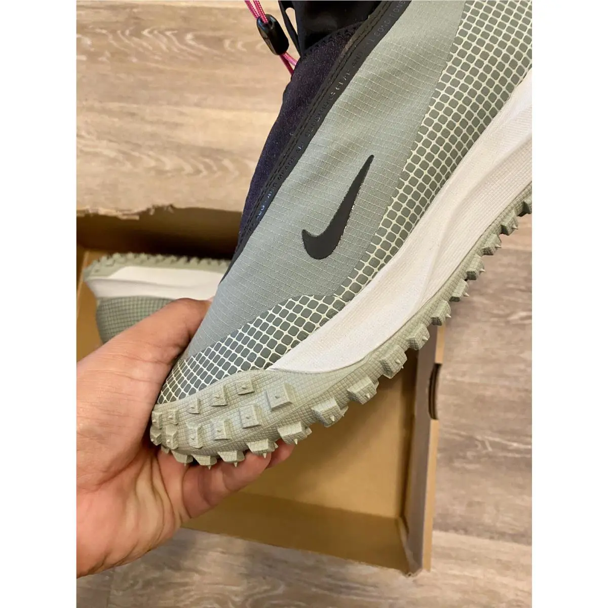 Nike shoes - Nike ACG Mountain Fly GTX - CT2904-300 - Clay Green-Black-Purple (UPC: 195866492387) 2