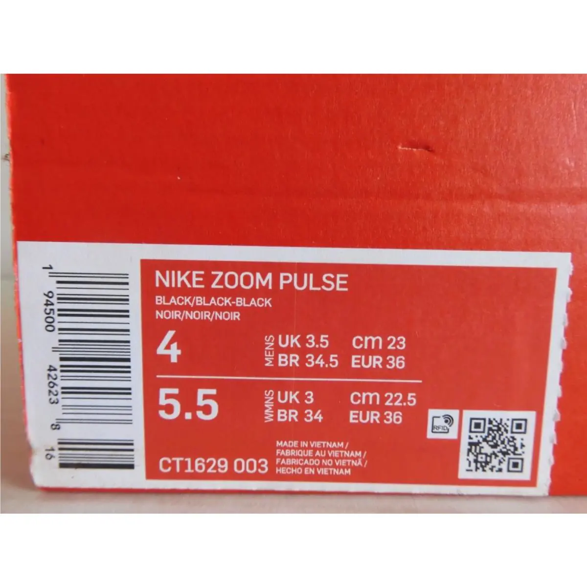 Nike shoes - Nike Zoom Pulse - Zoom Pulse - Black (UPC: 194274061789) 4