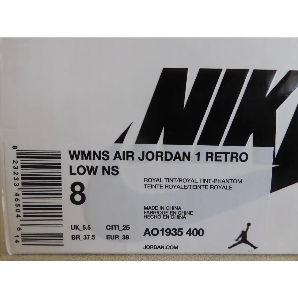 Nike shoes - Air Jordan 1 - Air - AO1935-400 - Blue (UPC: 823233465046) 6