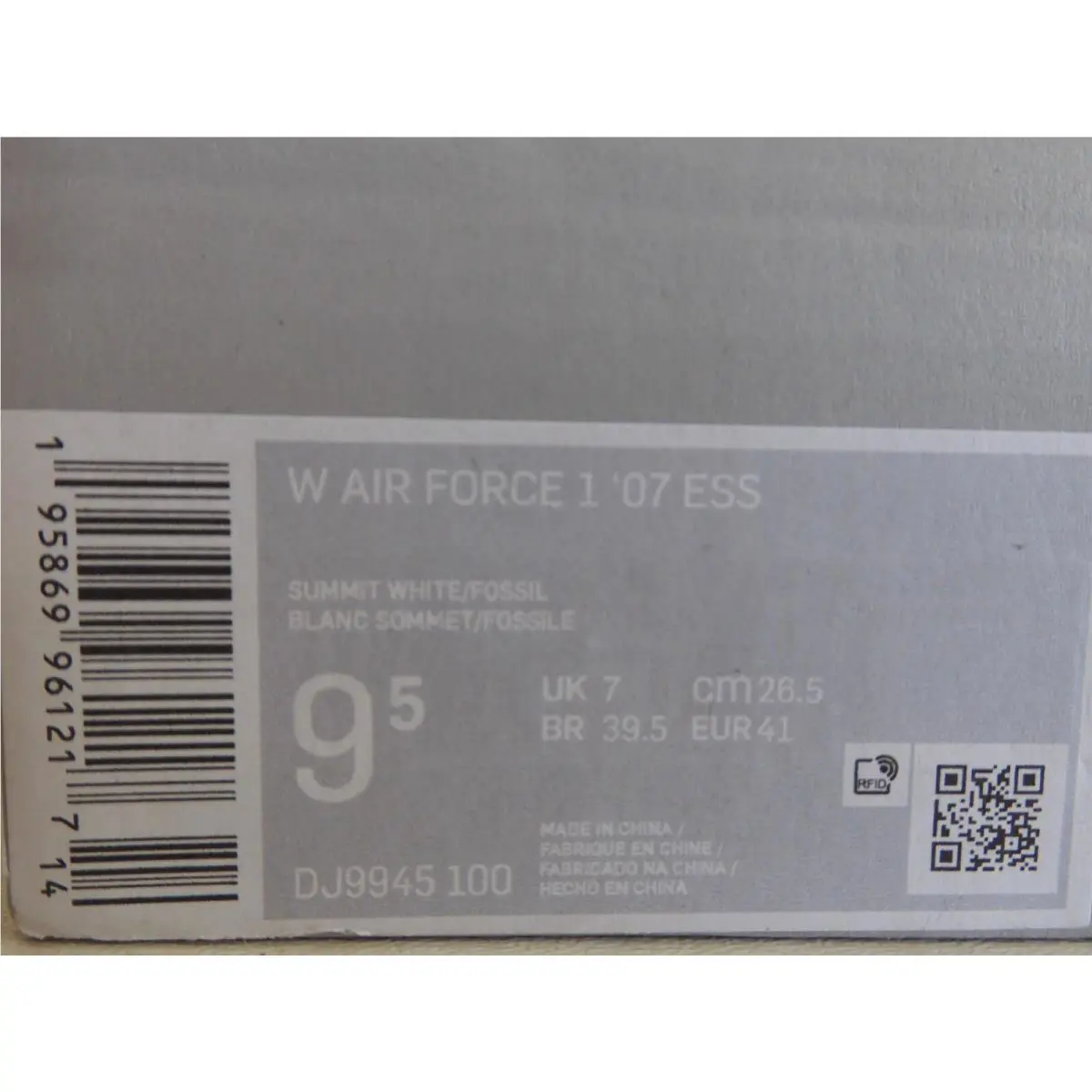 Nike shoes - Nike Air Force 1 `07 - DJ9945-100 - White (UPC: 195869961217) 3