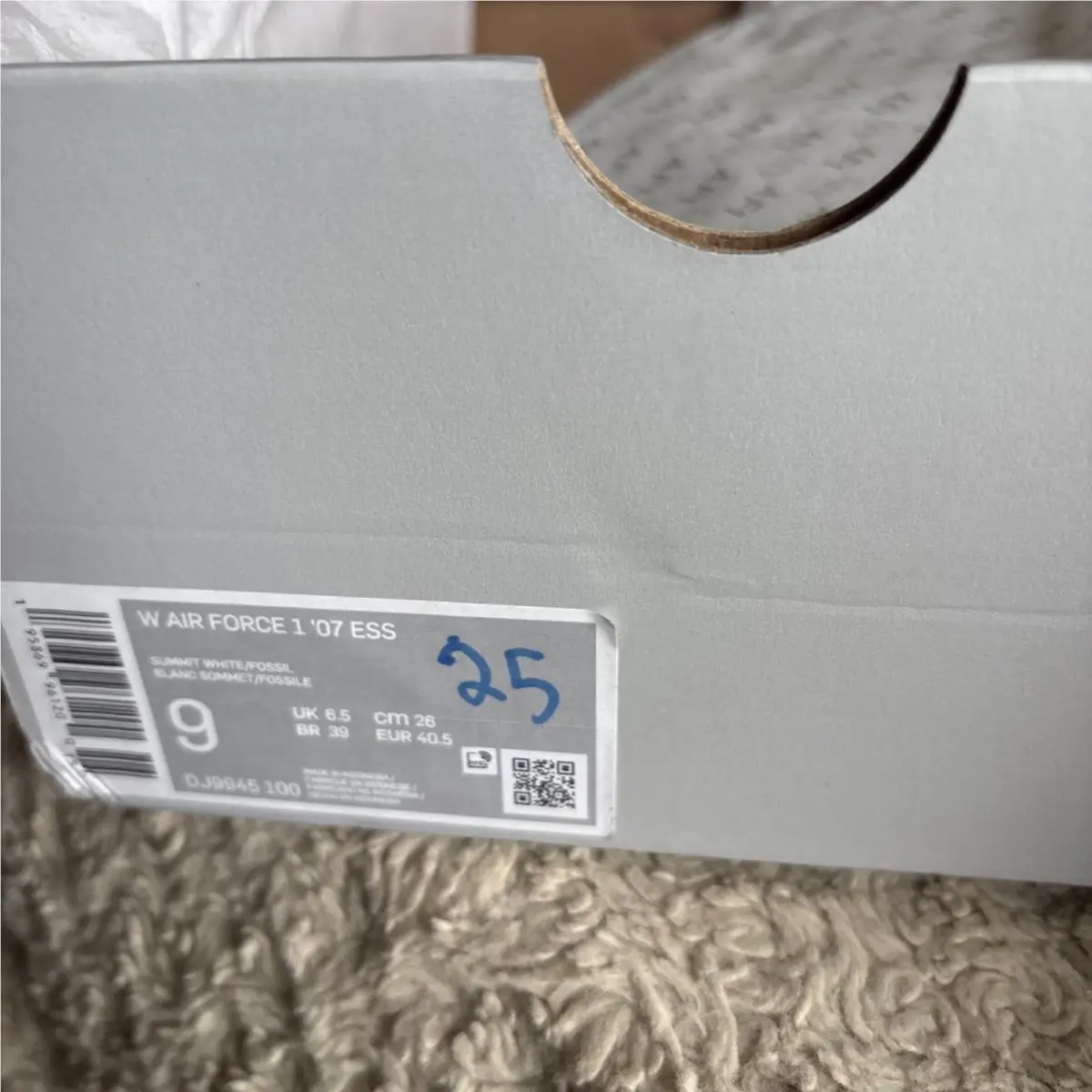 Nike shoes - Nike Air Force 1 - Air Force - DJ9945-100 - White 5