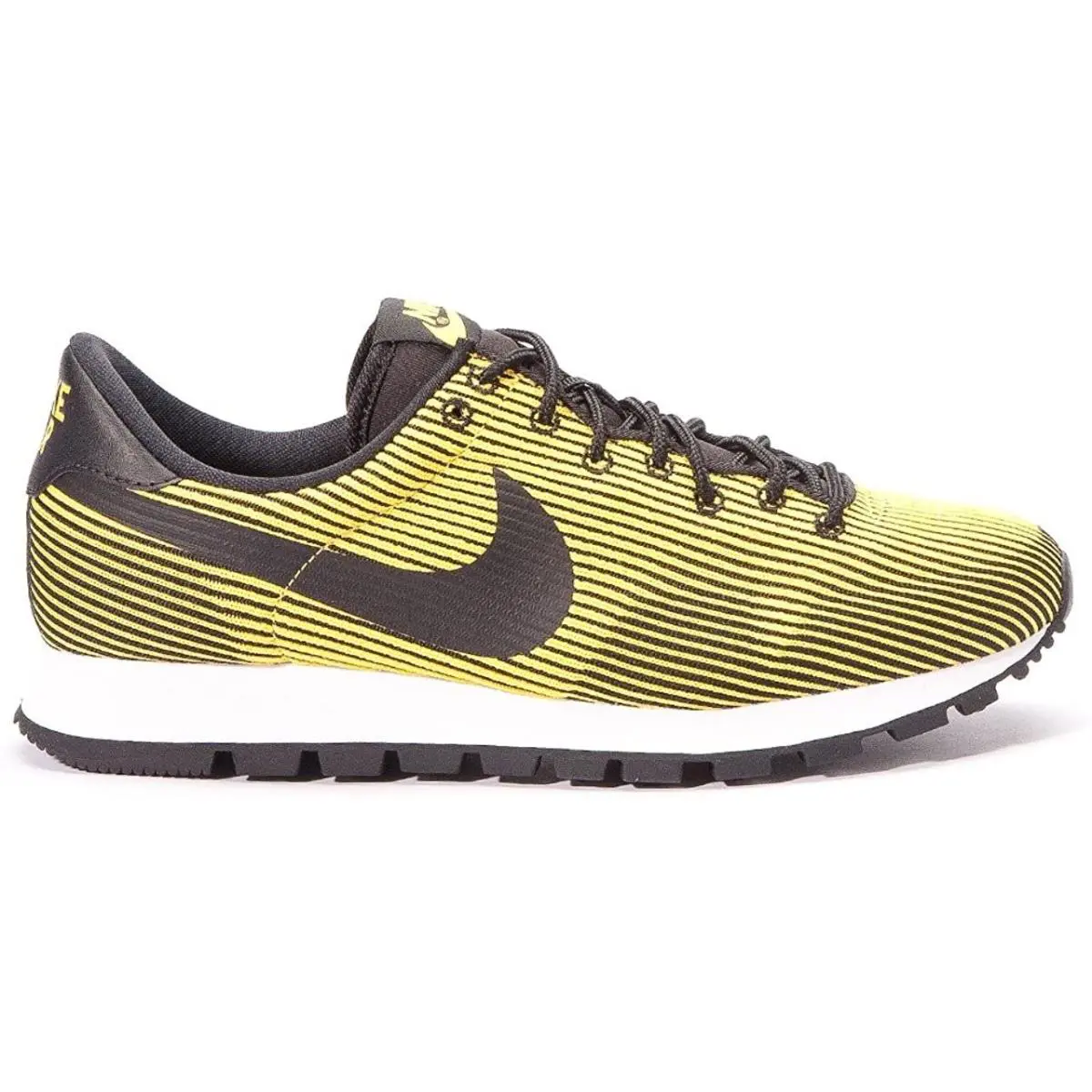 Nike Womens Air Pegasus 83 Knit Jacquard Yellow/black Size 8 - Yellow/BLack