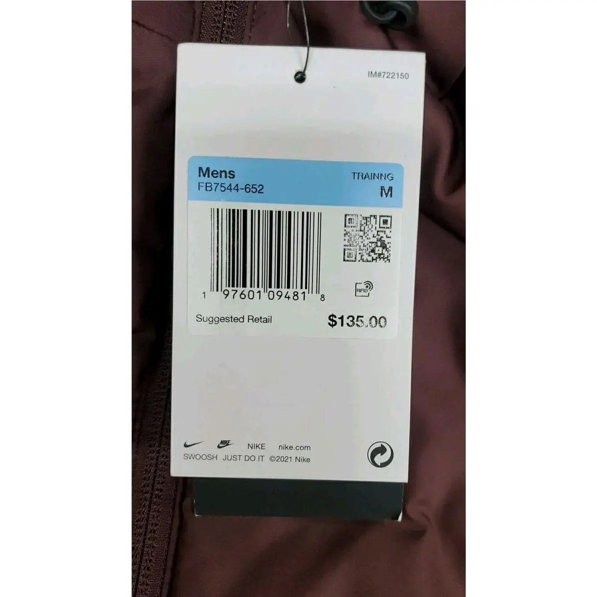 Nike clothing - Burgundy 8