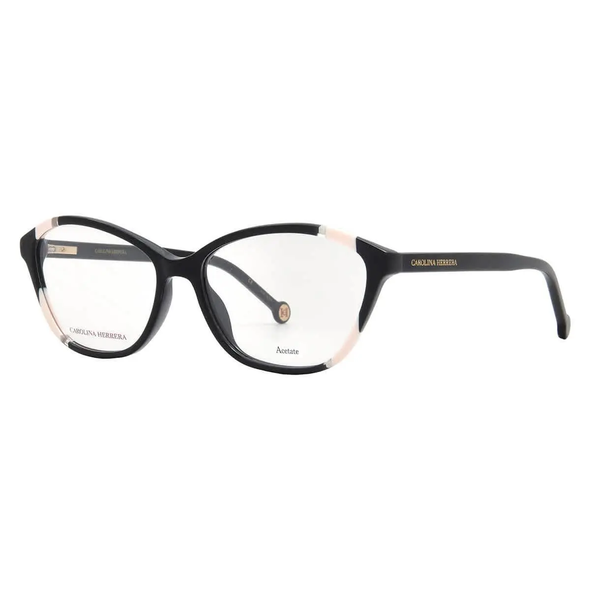 Carolina Herrera Demo Cat Eye Ladies Eyeglasses Her 0122 0KDX 55 Her 0122 0KDX - Multi, Frame: Multi