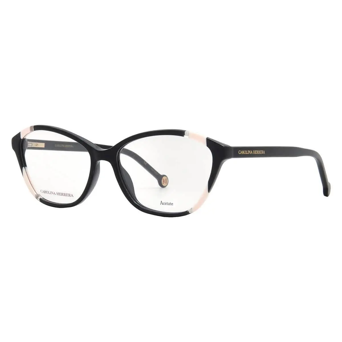 Carolina Herrera Demo Cat Eye Ladies Eyeglasses Her 0122 0KDX 55 Her 0122 0KDX - Multi, Frame: Multi