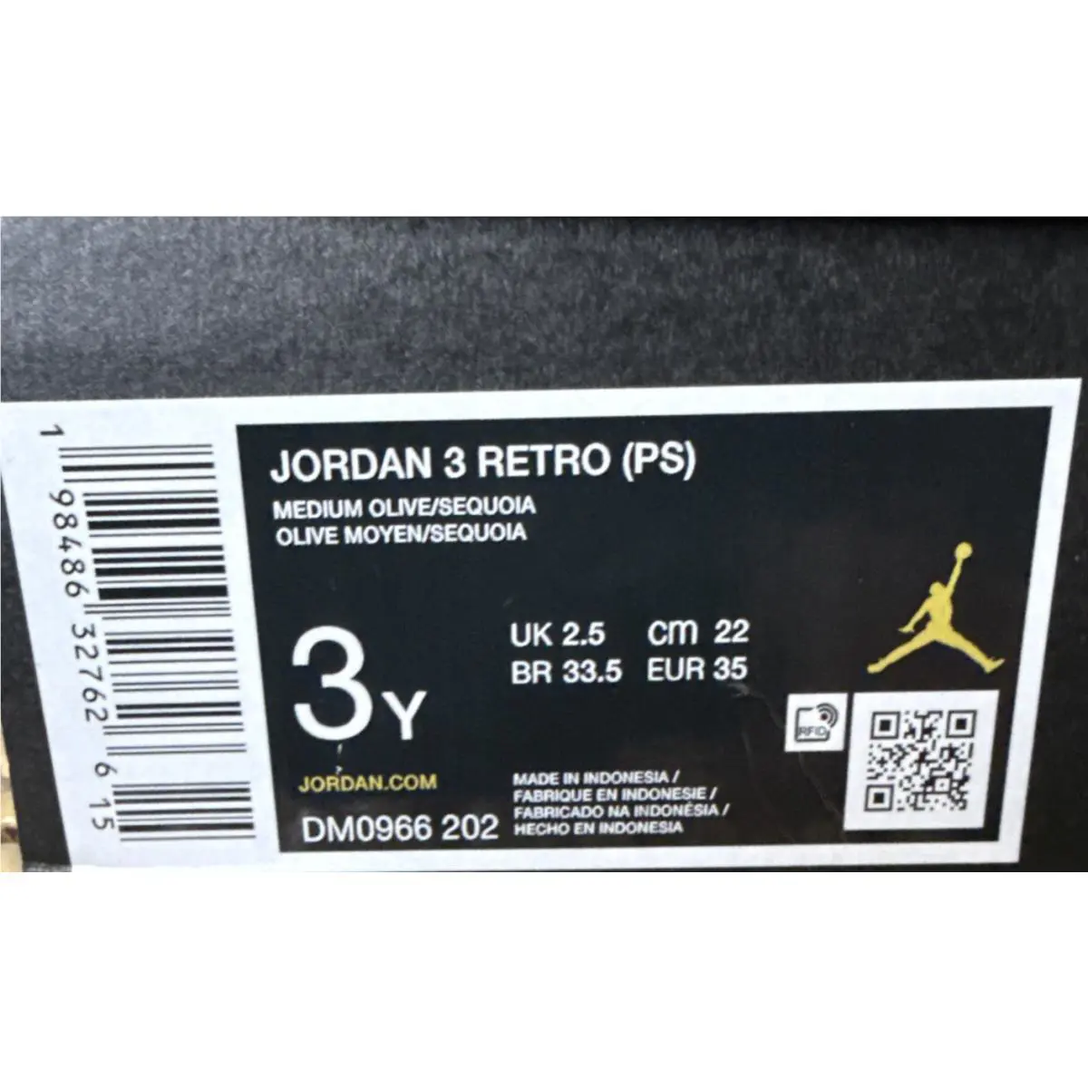 Nike shoes - Jordan 3 Retro - Retro - Olive Green (UPC: 0198486327626) 2
