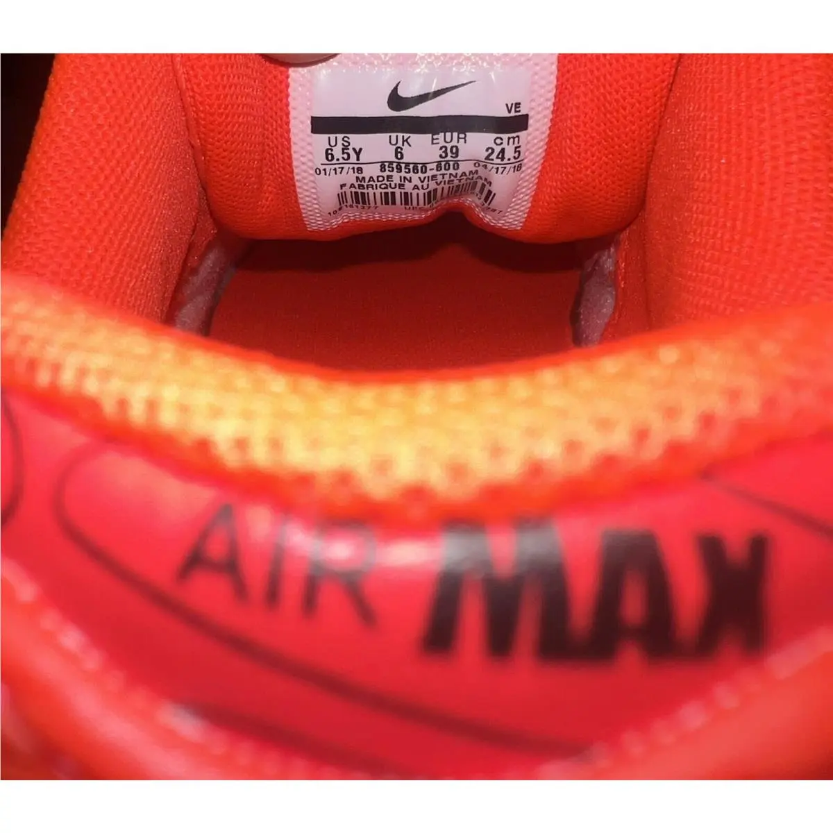 Nike shoes - Nike Air Max 90 SE - 859560600 - Orange 4