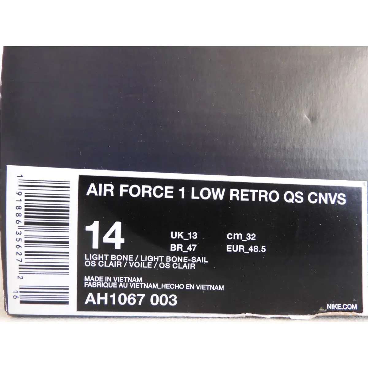 Nike shoes - Nike Air Force 1 Low - AH1067-003 - Brown (UPC: 191886356272) 7