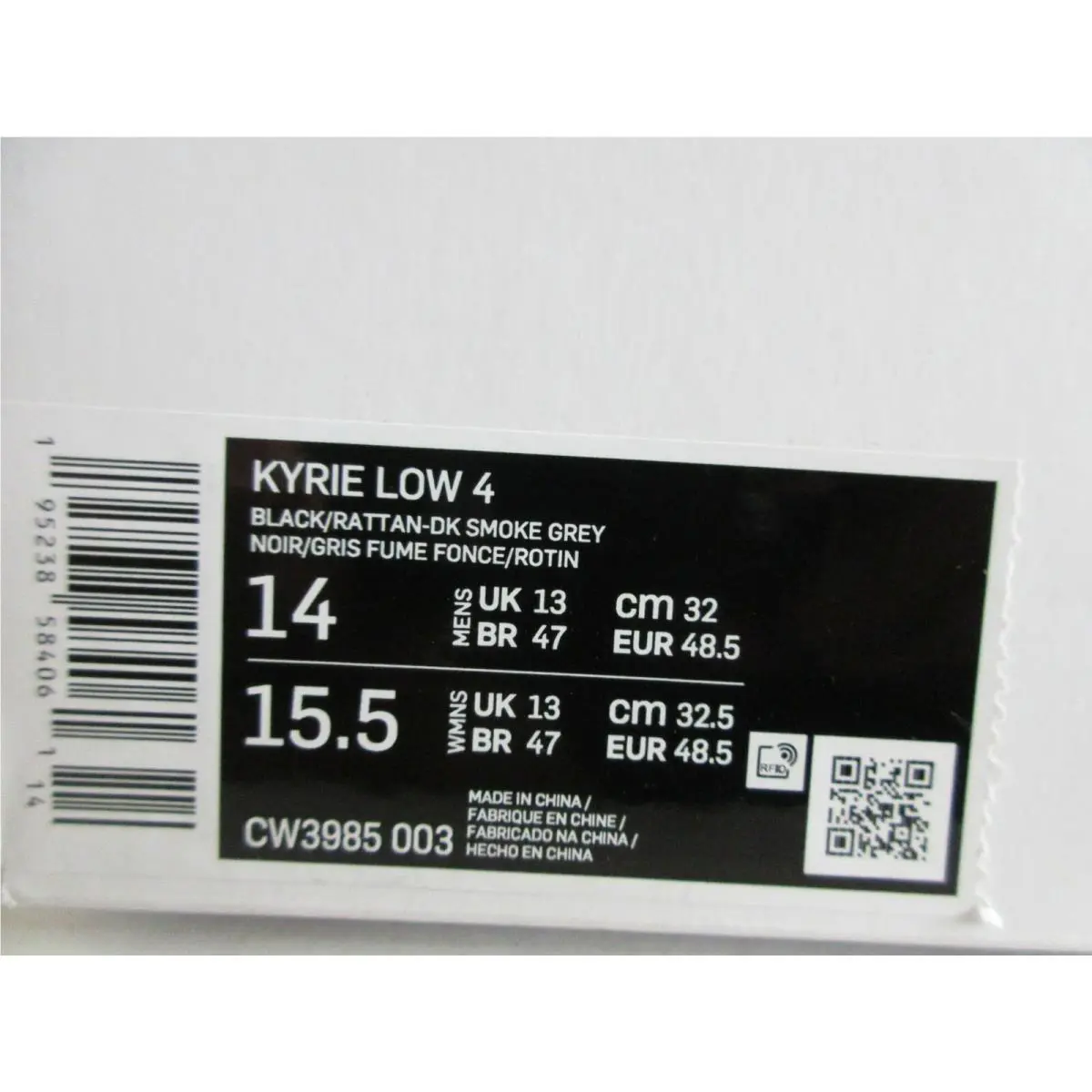 Nike shoes - Nike Kyrie 4 Low - Kyrie Low - Black (UPC: 195238584061) 3