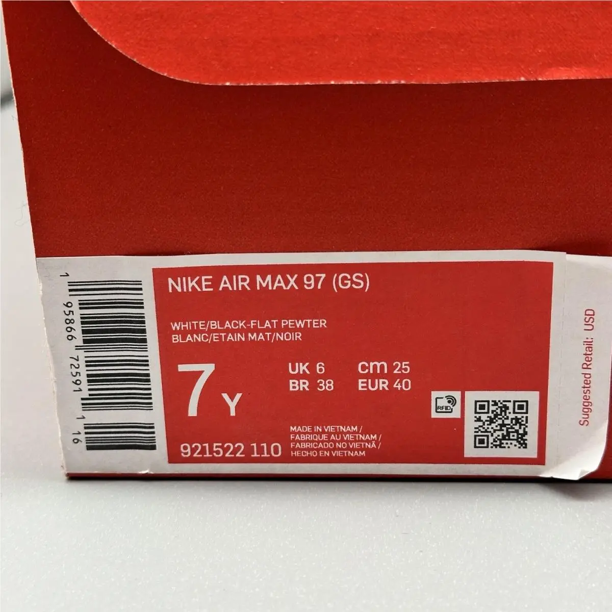 Nike shoes - Nike Air Max 97 - Air Max - White Grey Red 7