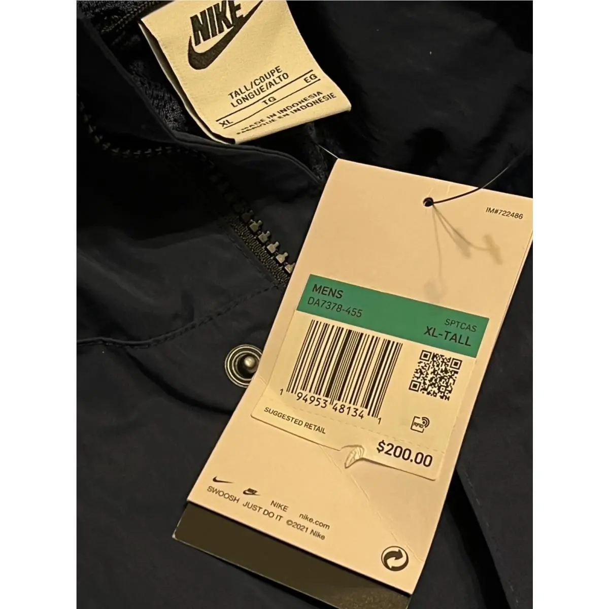Nike clothing - Nike NSW - NSW - Midnight Navy, Black, Black (UPC: 194953035841) 2