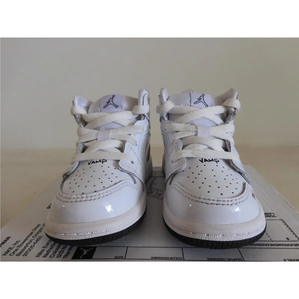Nike shoes - Air Jordan 1 Mid - Air Mid - White (UPC: 195866444591) 1
