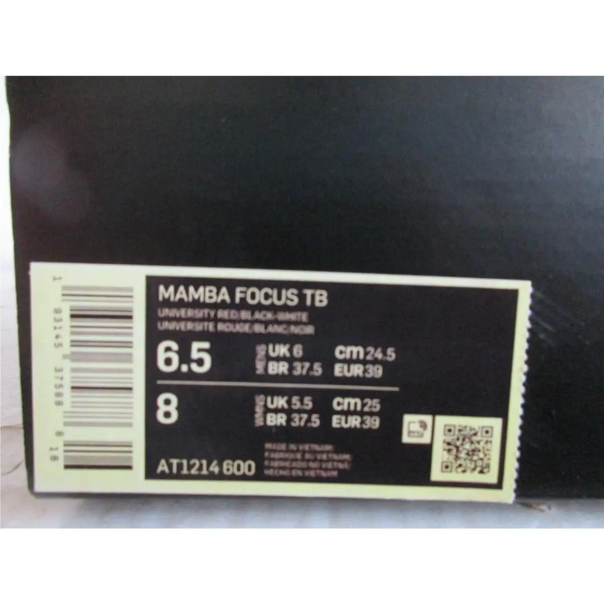 Nike shoes - Nike Mamba Focus - Mamba Focus - AT1214-600 - Red (UPC: 193145375888) 3