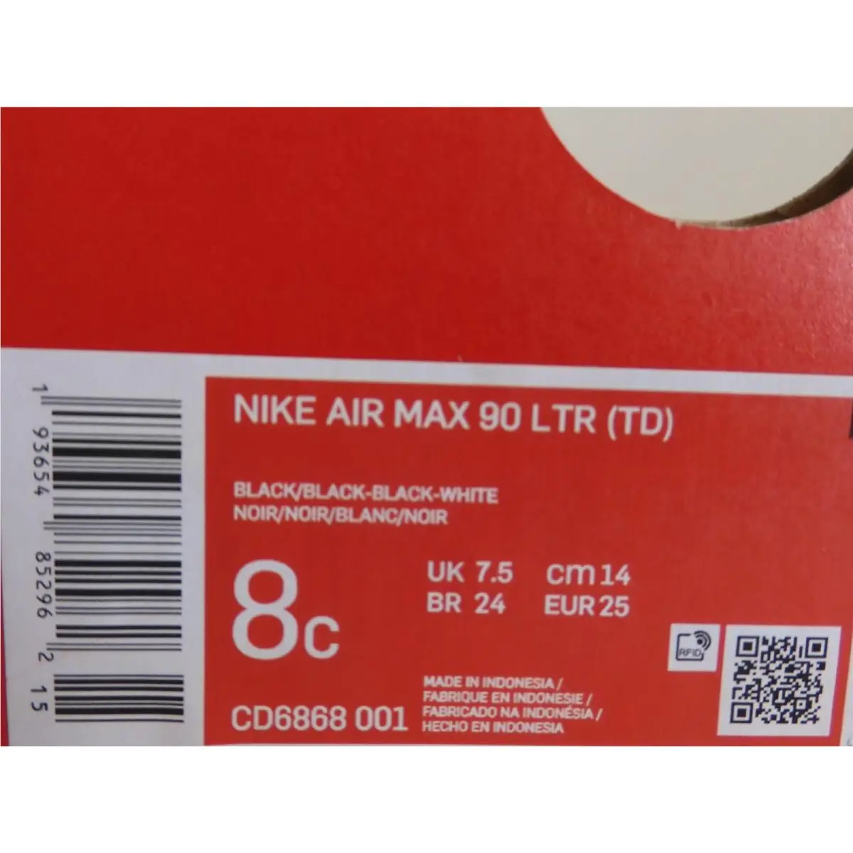Nike shoes - Nike Air Max 90 - Air Max - Black (UPC: 193654852962) 3