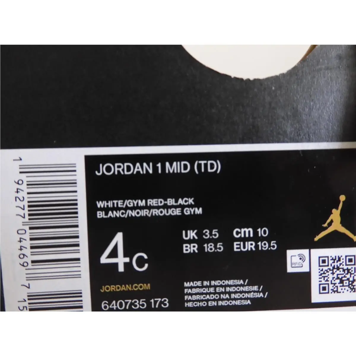 Nike shoes - Air Jordan 1 Mid - Air Mid - White (UPC: 194277044697) 3