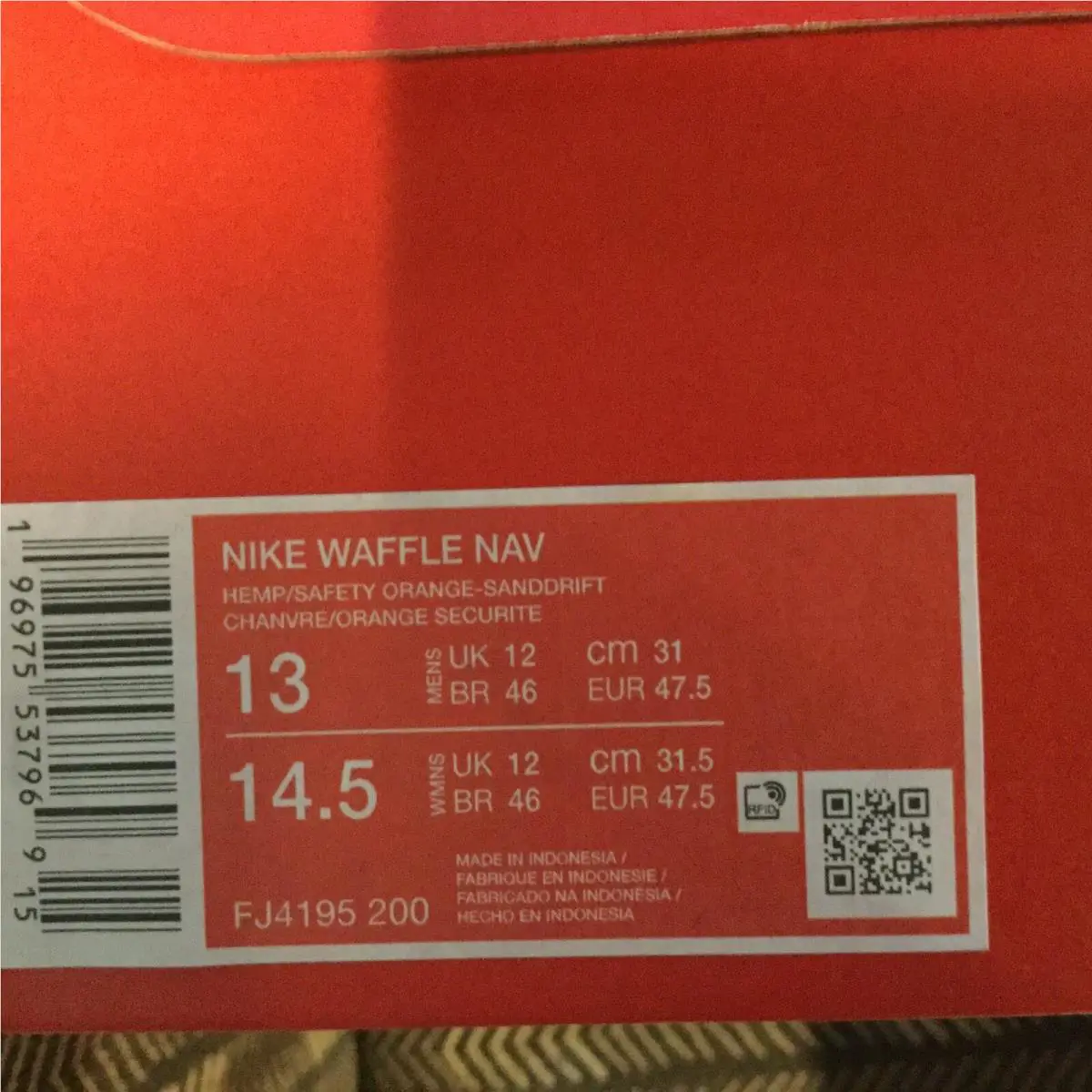 Nike shoes - Waffle Nav - Waffle Nav - Fj4195200 - Beige (UPC: 0196975537969) 0