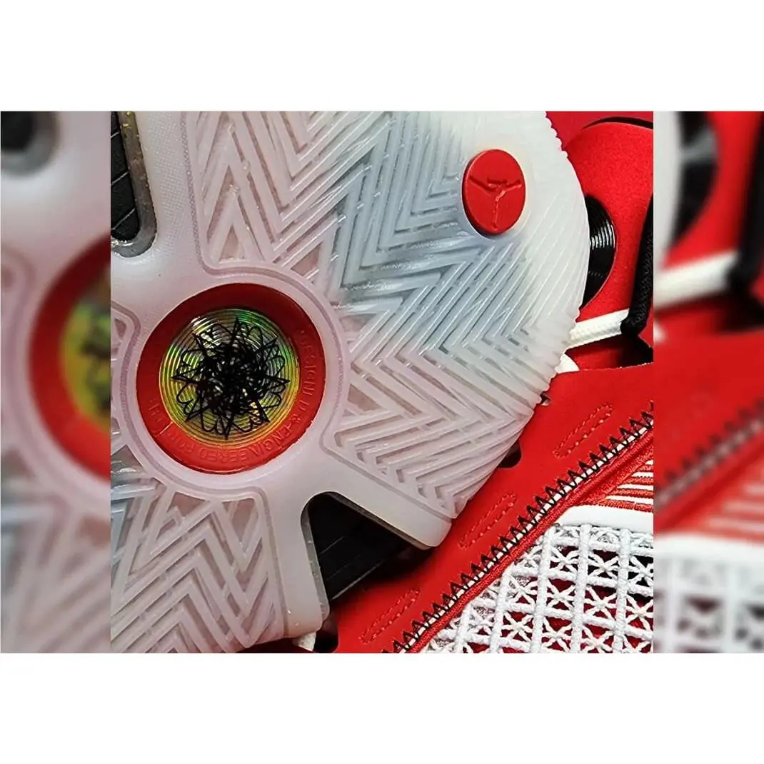 Nike shoes - Air Jordan 38 - Air - DZ3356-100 - White/Black/University Red/Metallic Gold (UPC: 197859080656) 9