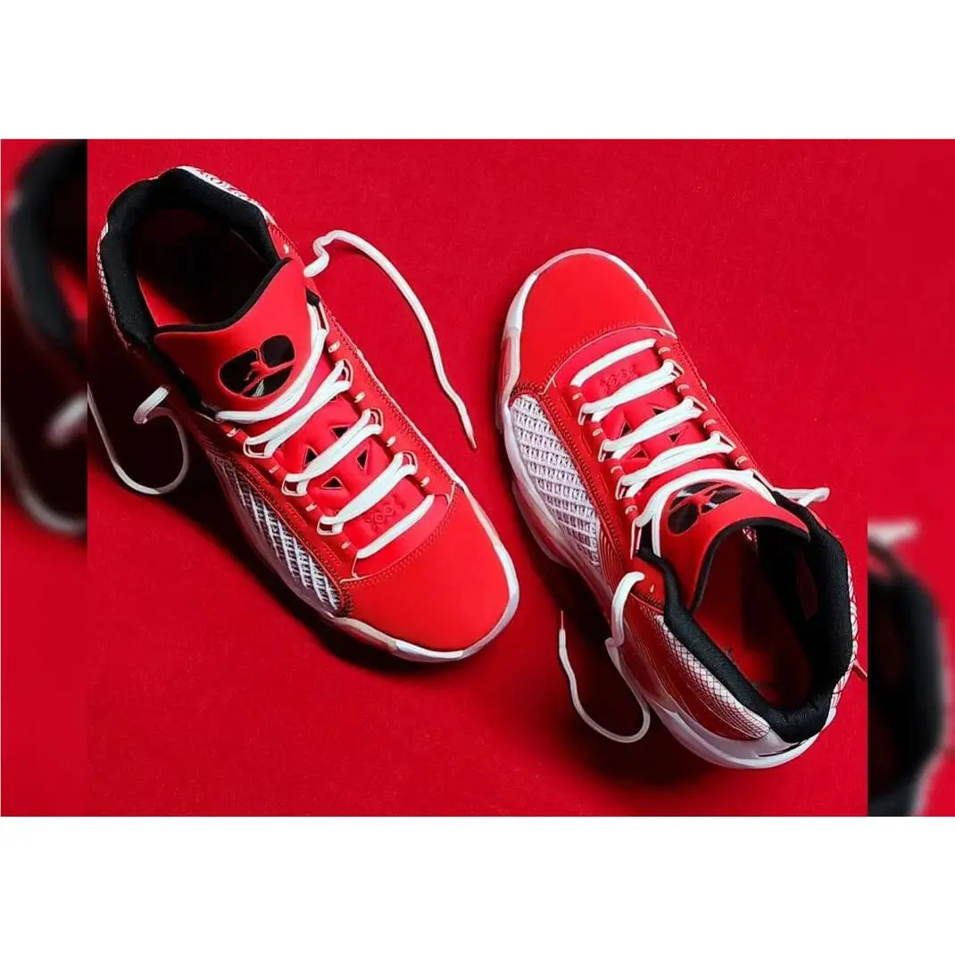 Nike shoes - Air Jordan 38 - Air - DZ3356-100 - White/Black/University Red/Metallic Gold (UPC: 197859080656) 6