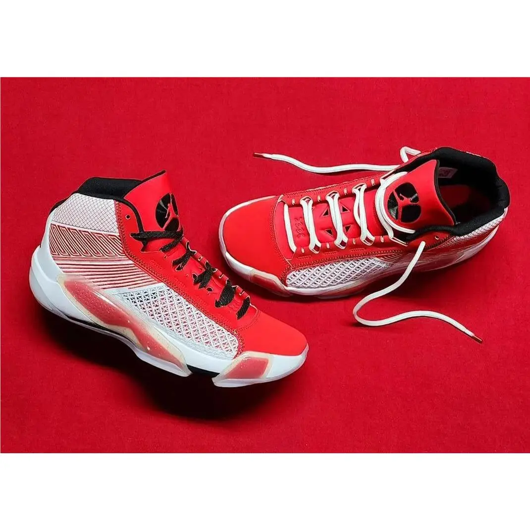 Nike shoes - Air Jordan 38 - Air - DZ3356-100 - White/Black/University Red/Metallic Gold (UPC: 197859080656) 7