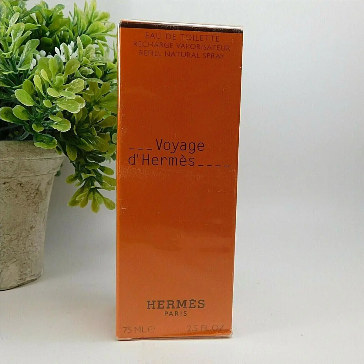 Hermes Voyage D` Hermes 2.5 oz Eau De Toilette Spray in Retail Box
