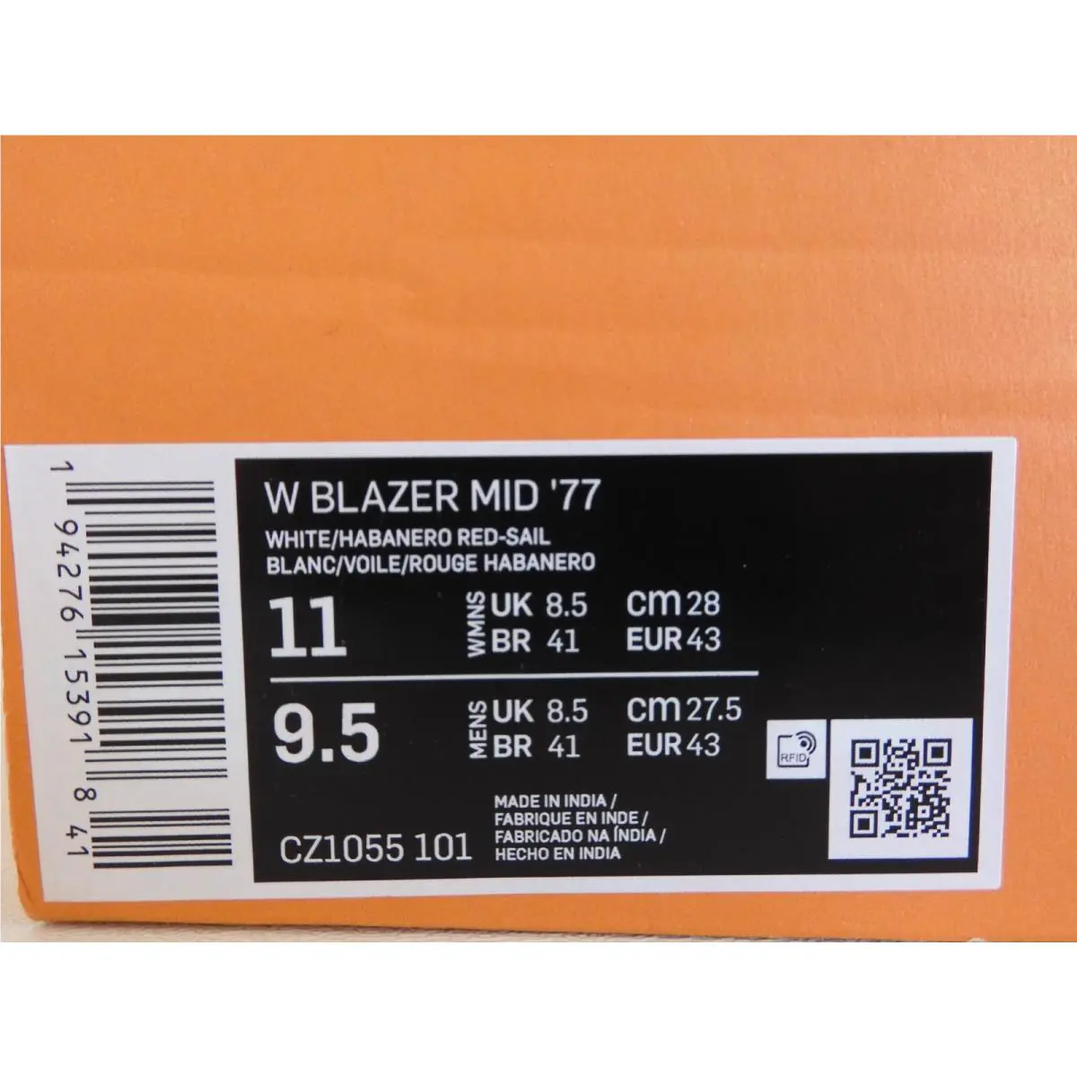 Nike shoes - Nike Blazer 77 - Blazer - White (UPC: 194276153918) 4