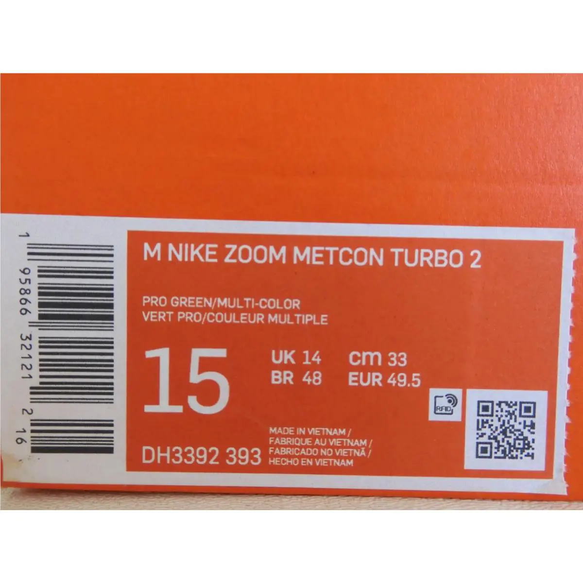 Nike shoes - Nike Zoom Metcon - Zoom Metcon - Green (UPC: 195866321212) 3