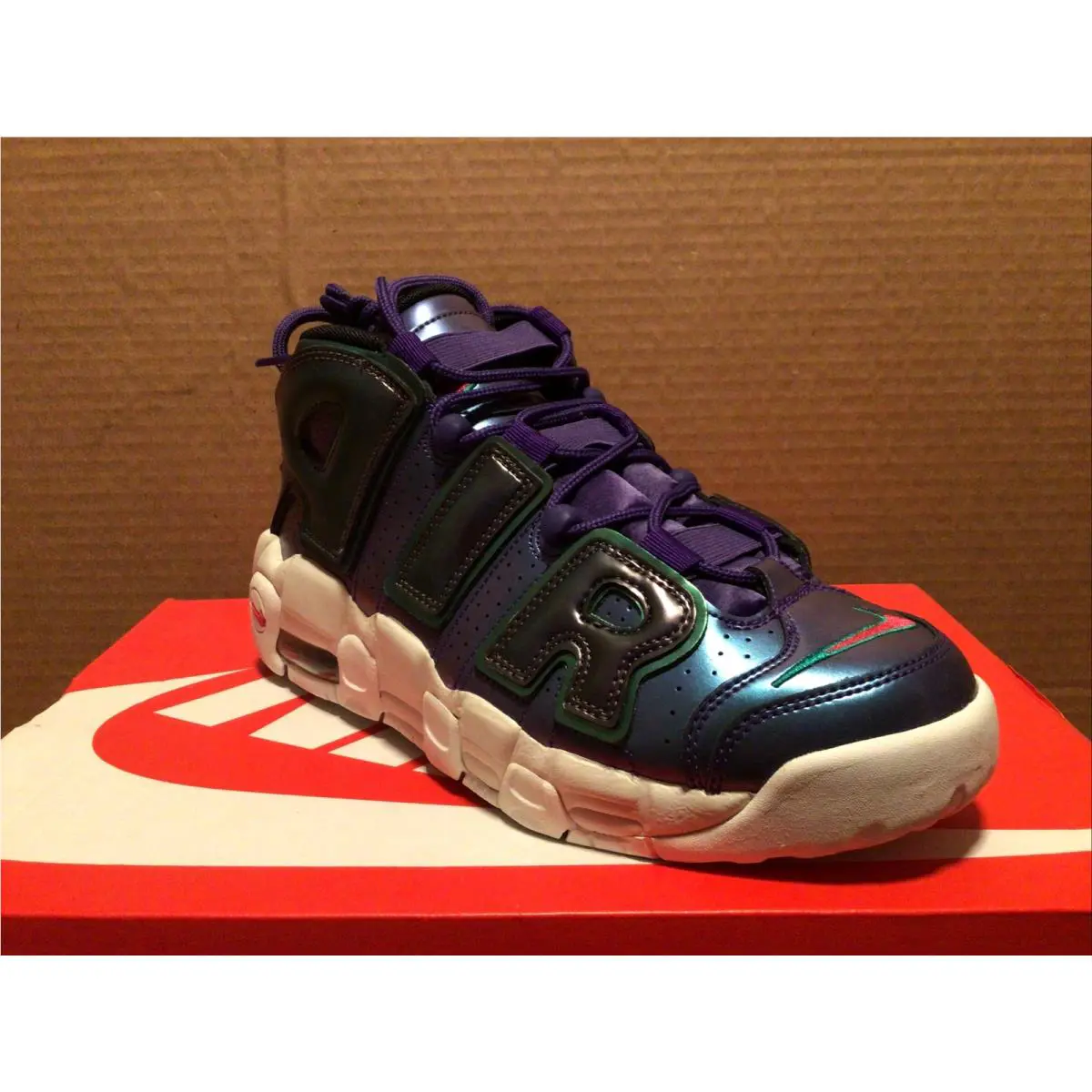 Nike shoes - Nike Air More Uptempo GS - Purple 3