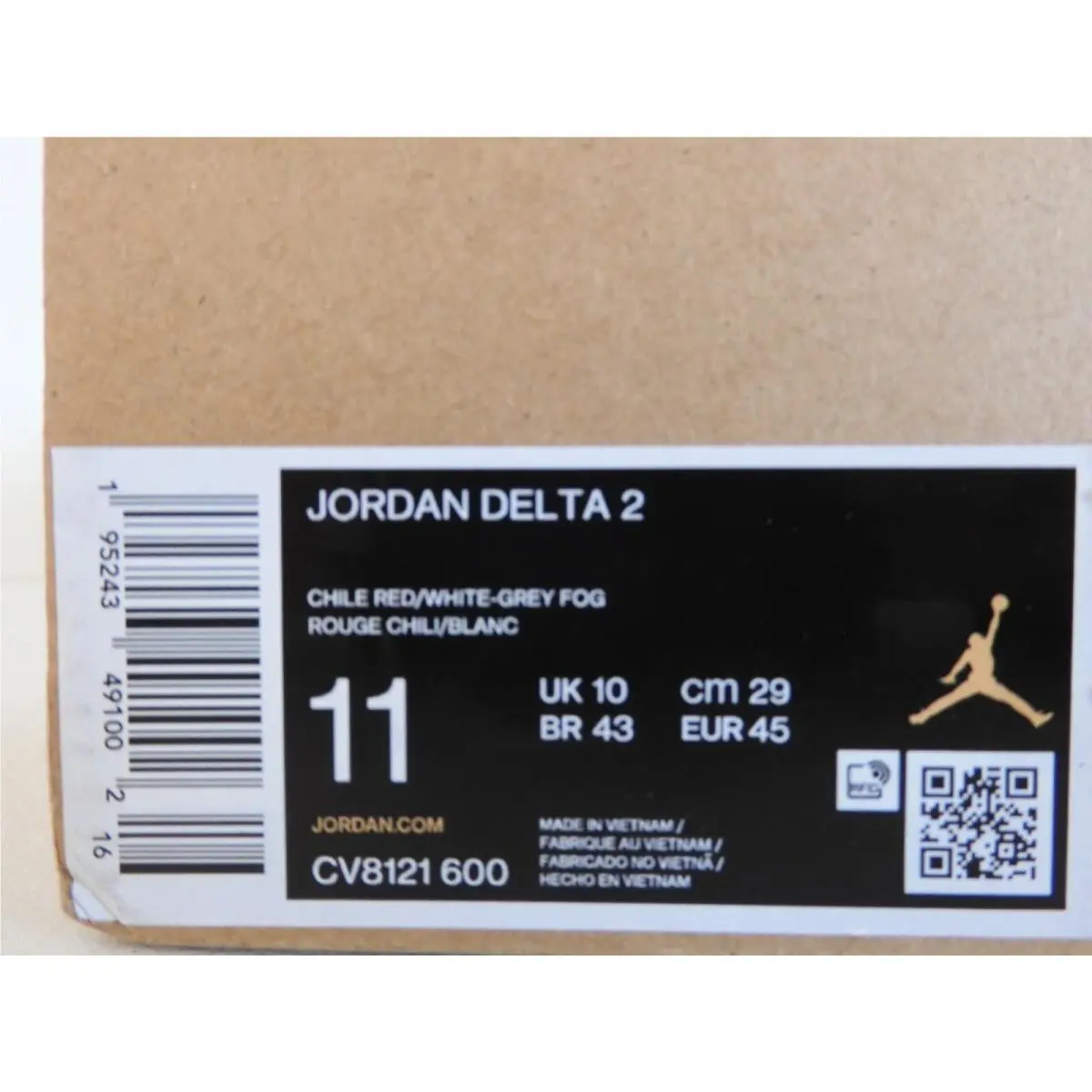 Nike shoes - Jordan Delta 2 - Delta - Red (UPC: 195243491002) 3