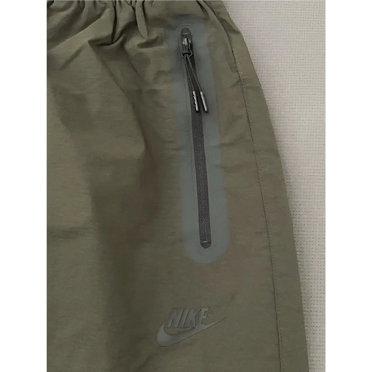 Nike clothing - Nike Tech Woven Oversized Pants - HM7158-356 - Sequoia (UPC: 197859985494) 0