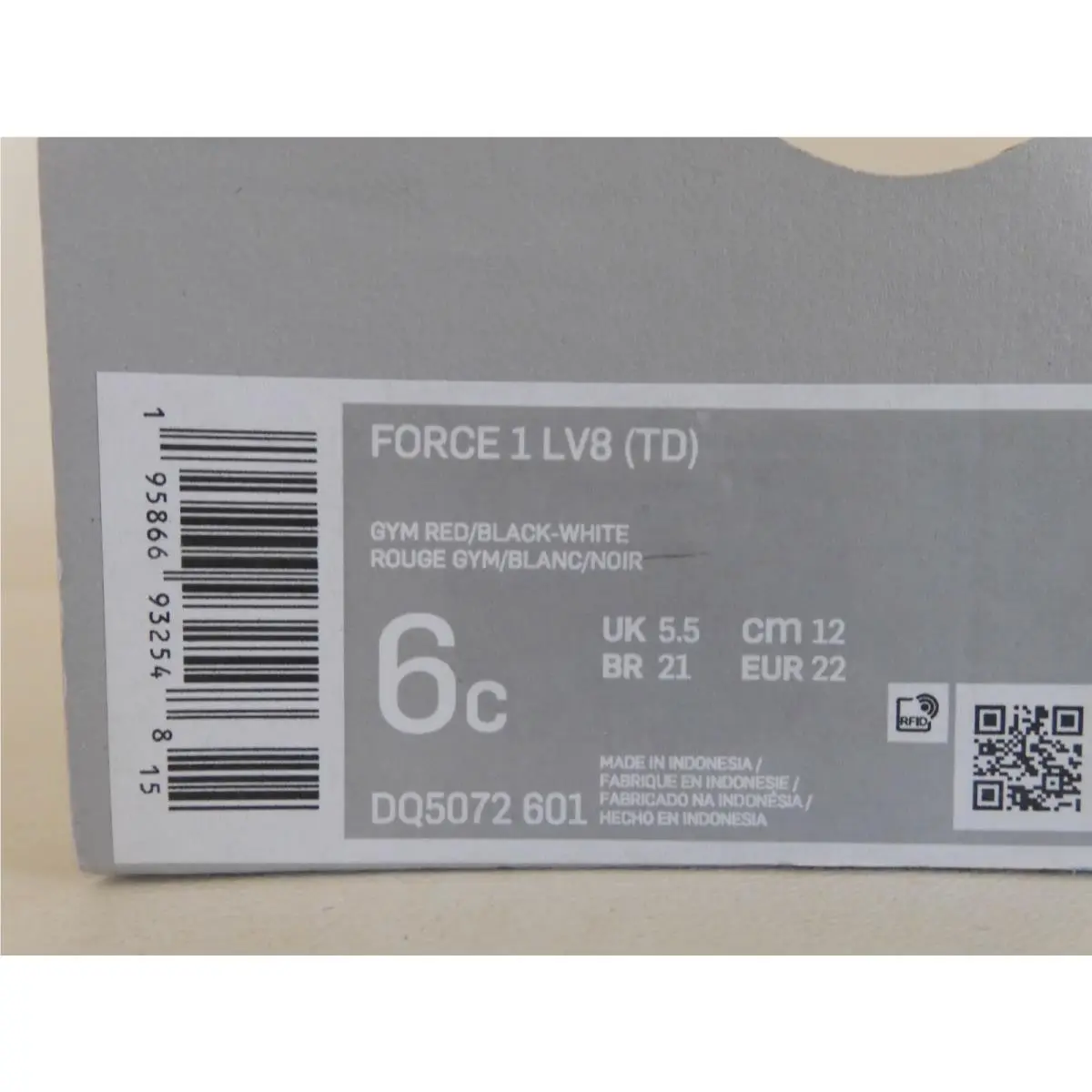 Nike shoes - Nike Air Force 1 - Air Force - Red (UPC: 195866932548) 3