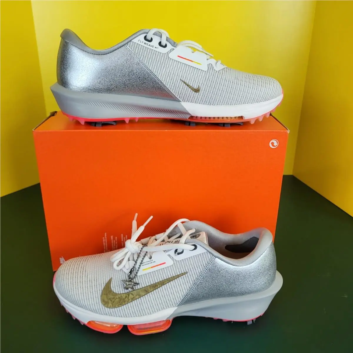 Nike Air Zoom Infinity Tour Mens 10.5 Waterproof Golf Shoes US Open HM9678 100