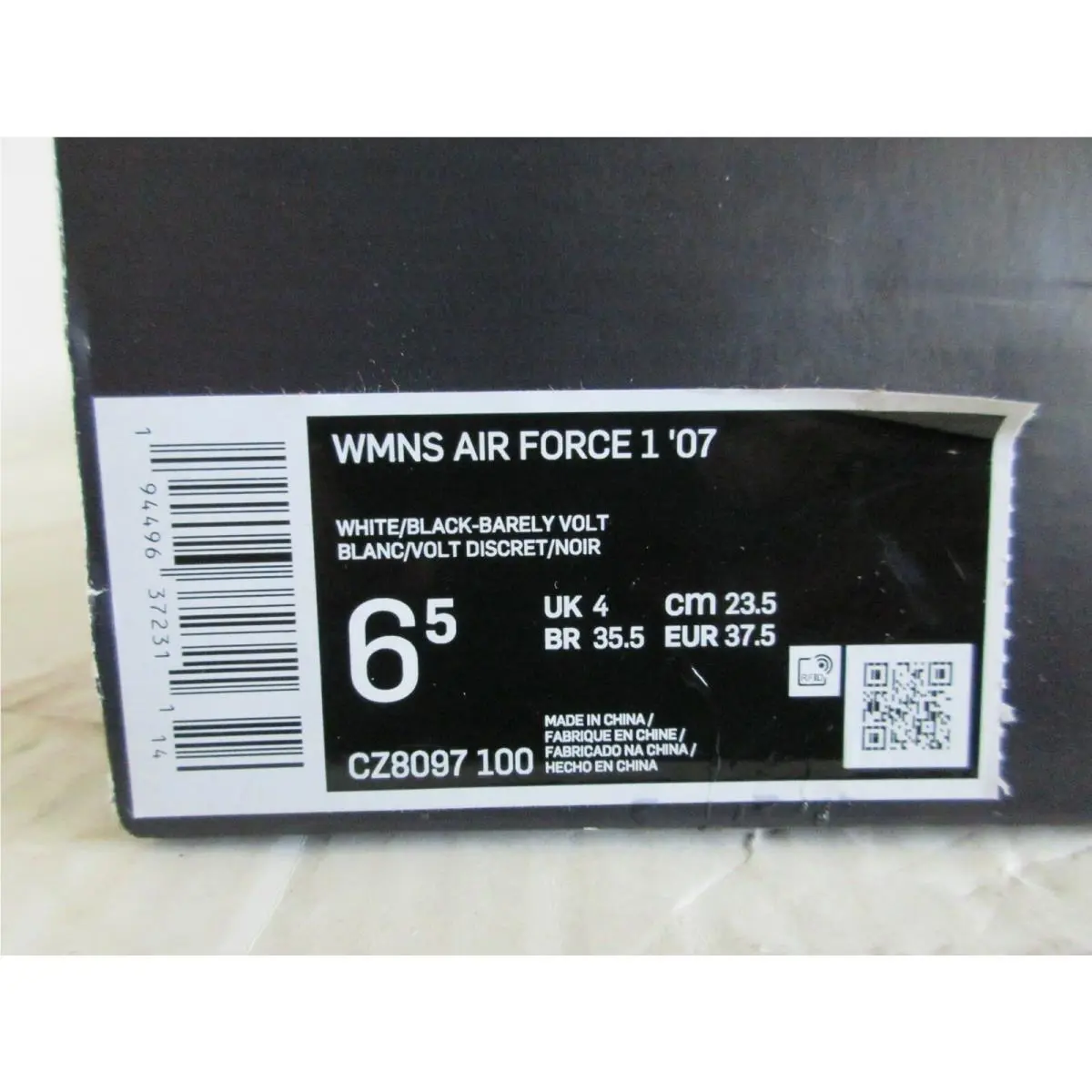 Nike shoes - Nike Air Force 1 `07 - CZ8097-100 - White (UPC: 194496372311) 3