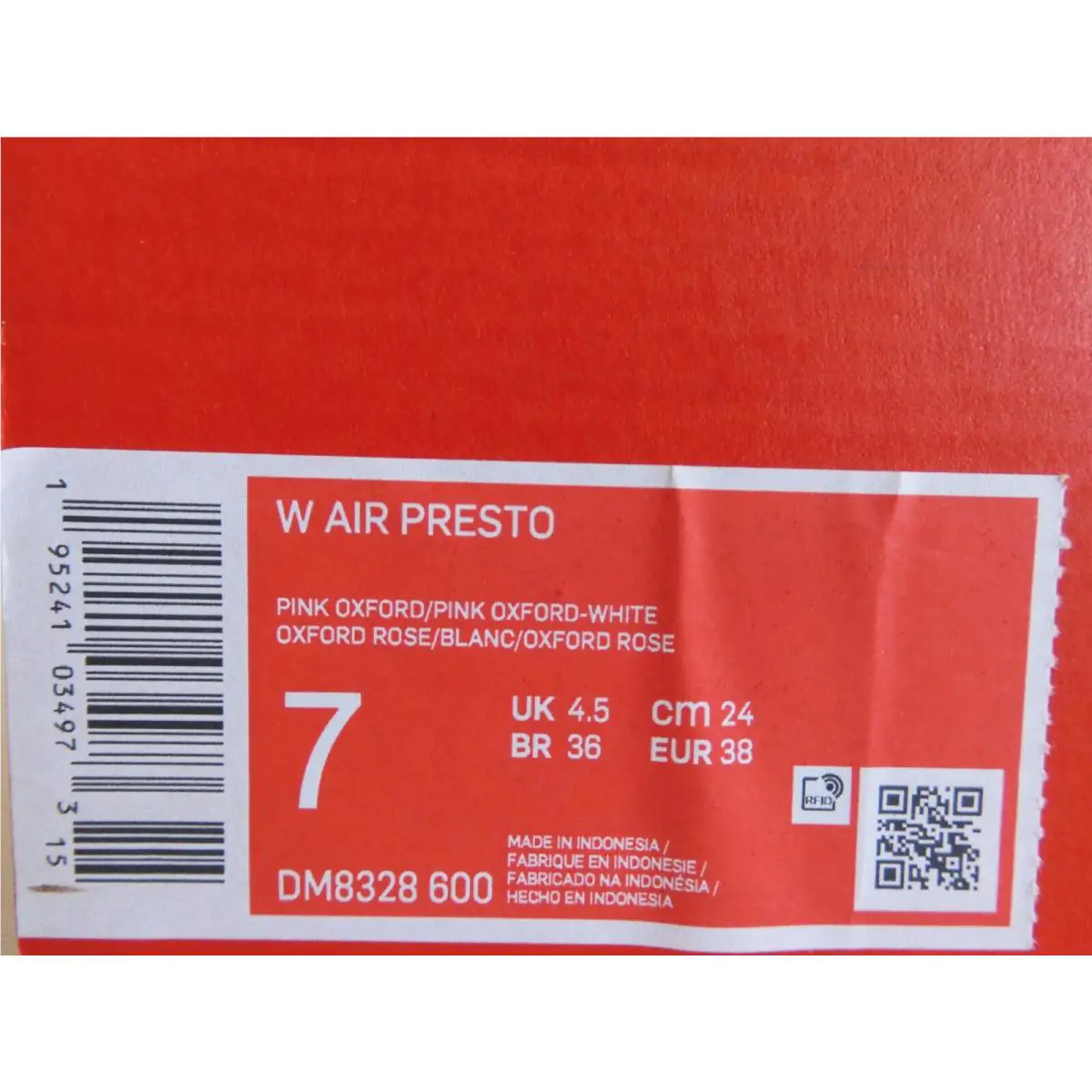 Nike shoes - Nike Air Presto - Air Presto - DM8328-600 - Pink (UPC: 0195241034973) 3
