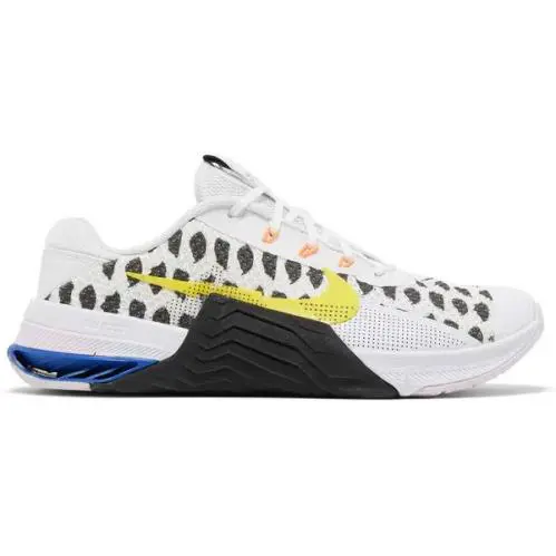 Nike Metcon 7 `polka White Yellow Strike` White/black DJ4312-074 Women`s Size 6 - White